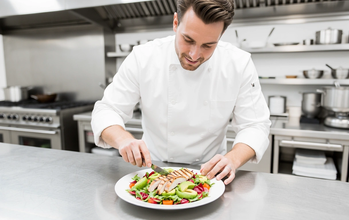 Professional culinary preparation