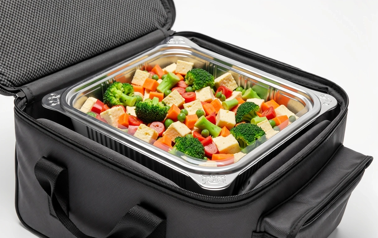Premium vacuum-sealed healthy meal